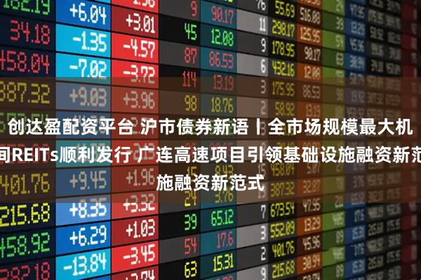 创达盈配资平台 沪市债券新语丨全市场规模最大机构间REITs顺利发行 广连高速项目引领基础设施融资新范式